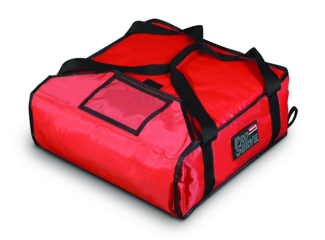 Rubbermaid Commercial Products FG9F3500RED Professional Pizzatasche, klein, Rot Lieferbeutel S, Lief