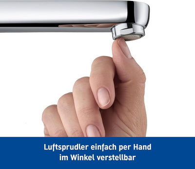 Duravit B11010 B.1 Einhebel-Waschtischmischer, Chrom mit Zugstangen-Ablaufgarnitur