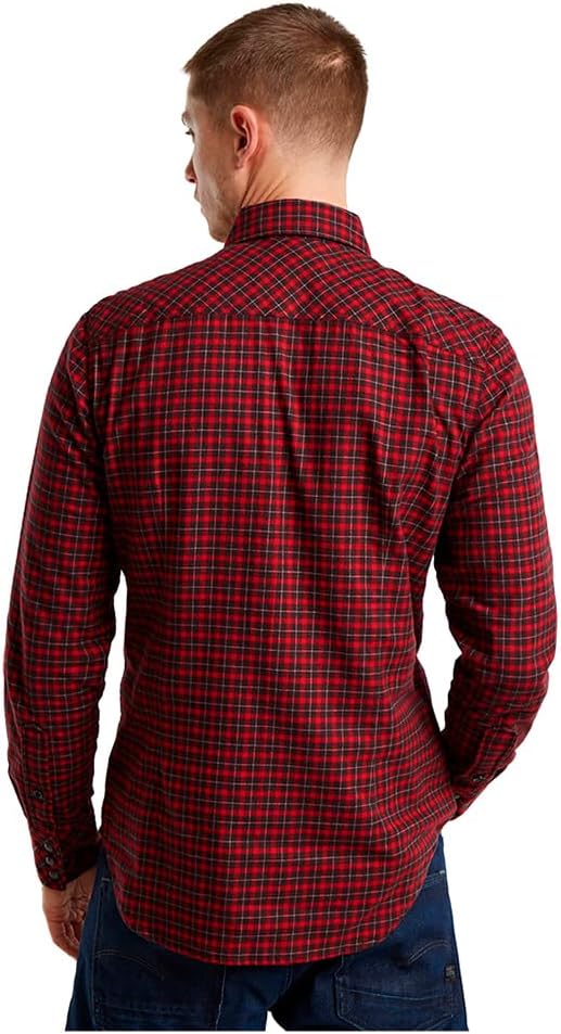 G-Star RAW Herren Dakota Slim Shirt L Mehrfarben (Baron Chibi Check D25223-d818-g907), L Mehrfarben