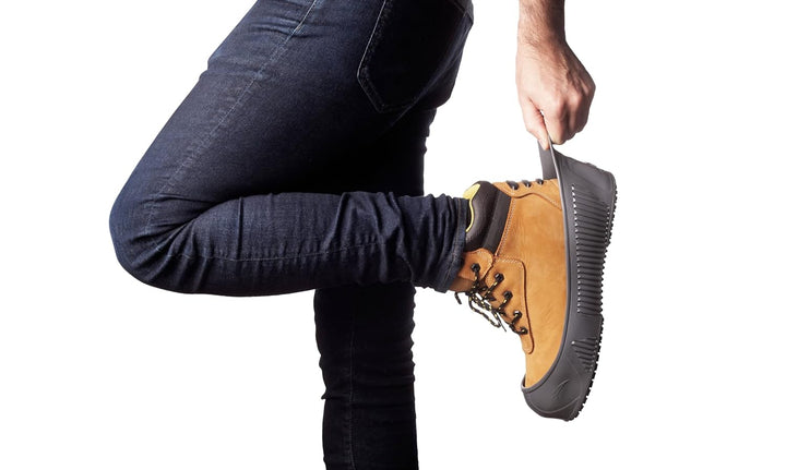 Tiger-Grip EASY MAX Sicherheits-Überschuh, grau, medium (38-40), rutschfest, 38-40