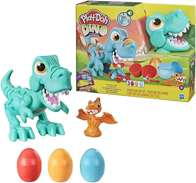 Play-Doh Dino Crew Gefrässiger Tyrannosaurus, Spielzeug für Kinder ab 3 Jahren mit lustigen Dinogerä