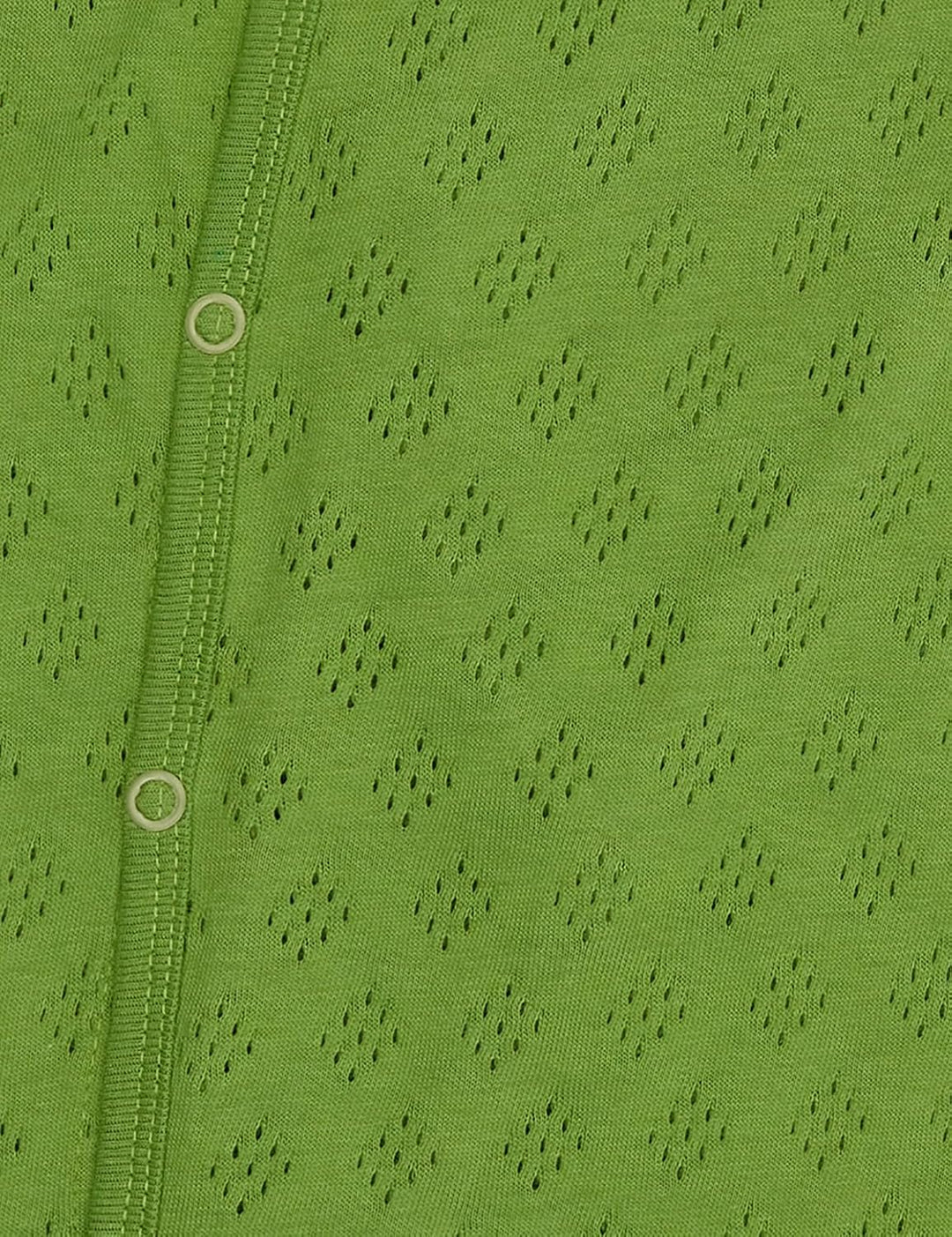 loud + proud Unisex Baby Jacquard Strick, GOTS Zertifiziert Overall, Grass
