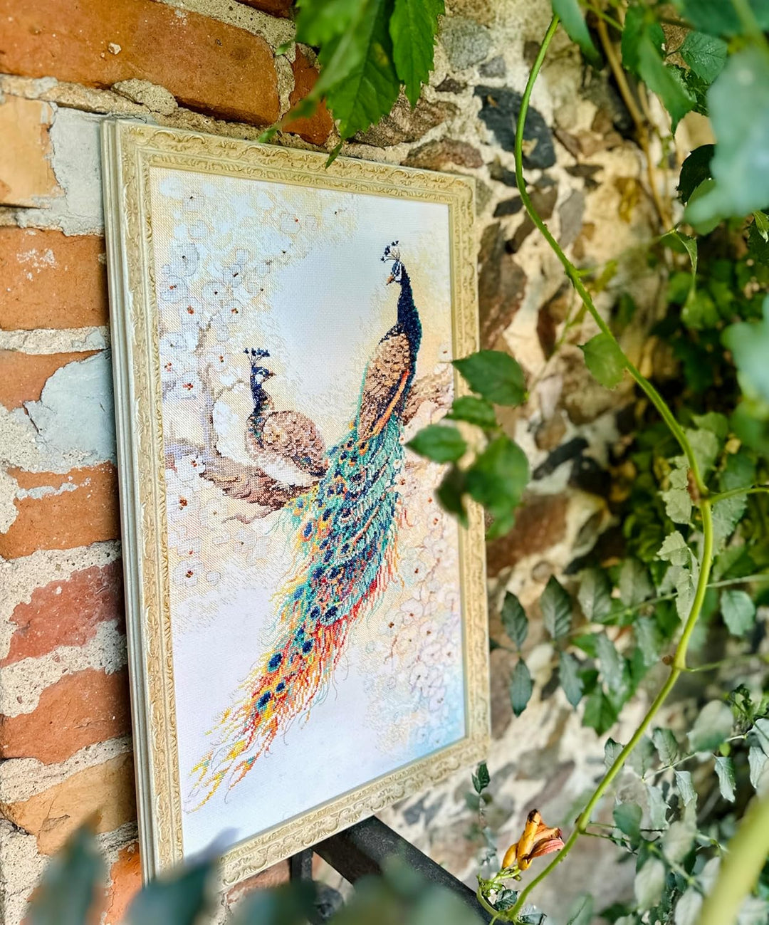 Riolis Kreuzstichset Persischer Garten, Weiss