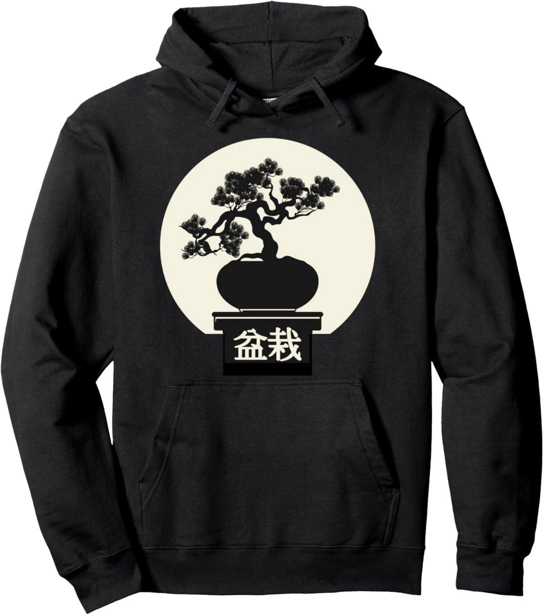 Bonsai Baum Grafik Japanische Zen Bonsai Pullover Hoodie