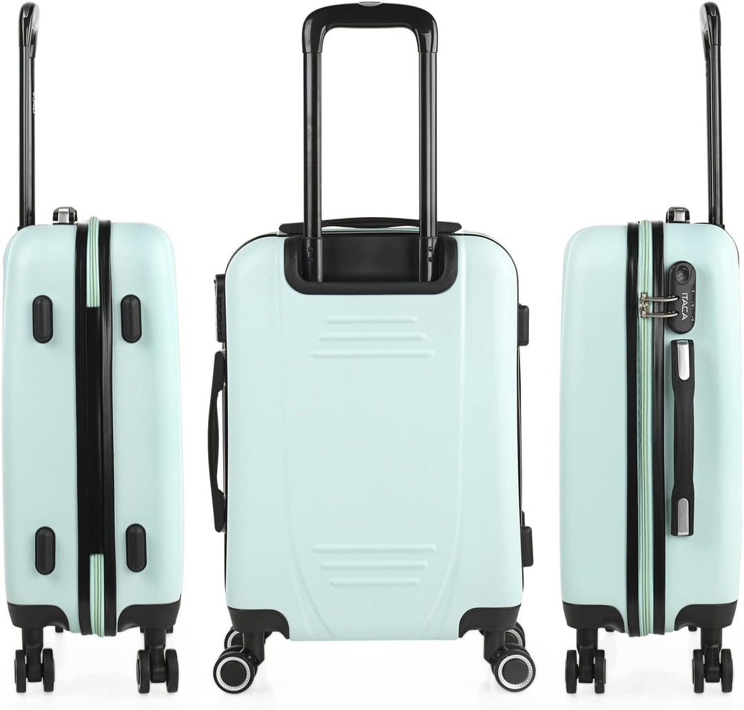 ITACA - Trolley Handgepäck Cabin Trolley Koffer Reisekoffer Hartschalenkoffer mit Zahlenschloss - Ka