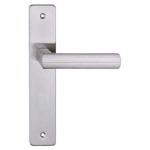 naka24 BB PZ WC VIVA Langschild Drückergarnitur Türbeschlag Türgriff Klinke Satin Nickel (Blindschil