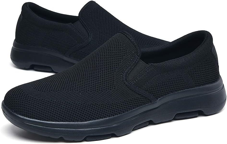 TIOSEBON Herren Slip On Loafers Bequeme Freizeitschuhe für Tennis Arbeit und Autofahren 41 EU A Alle