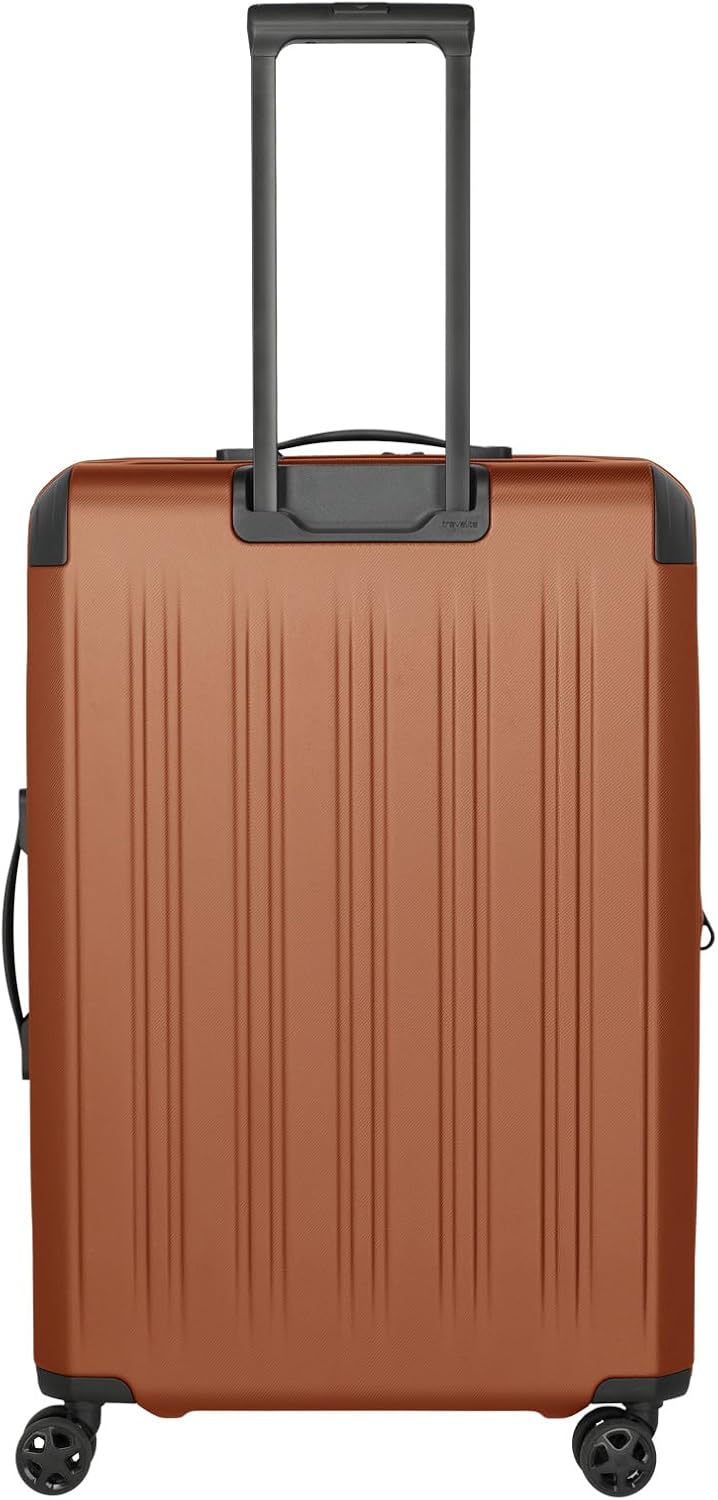Travelite DYNAMIIC Koffer L erweiterbar, grosser Reisekoffer 76x51x31 cm, ABS Hartschale, TSA-Schlos