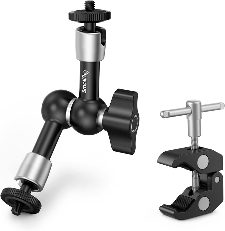SMALLRIG 5 Zoll Magic Arm mit Super Clamp Large Crab Zangenclip für Monitor LED Licht - KBUM2730, 5