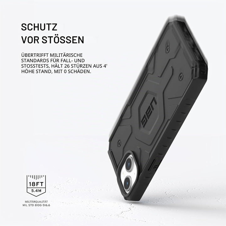 URBAN ARMOR GEAR Pathfinder Hülle kompatibel mit Apple iPhone 15 Plus Case [Wireless Charging/Magnet