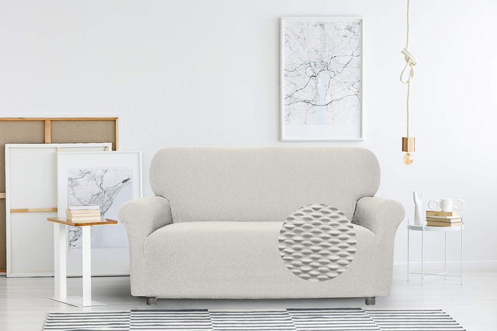 Sogni e capricci CD-FASH-PANNA-1P “Fashionable” Sofa Abdeckung, Creme, 1 Platz Creme 1 Platz, Creme