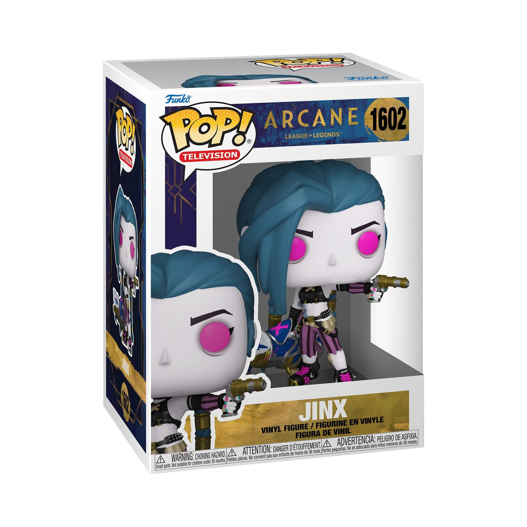 Funko Pop! TV: Arcane LOL - Jinx - Arcane: League of Legends - Vinyl-Sammelfigur - Geschenkidee - Of