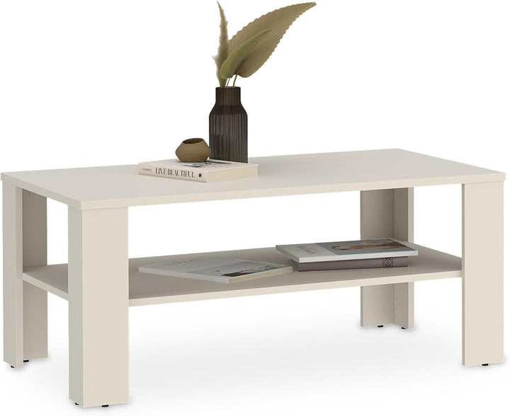 CARO-Möbel Couchtisch ANIMO 100 x 60 cm - Kaschmir, Kaschmir