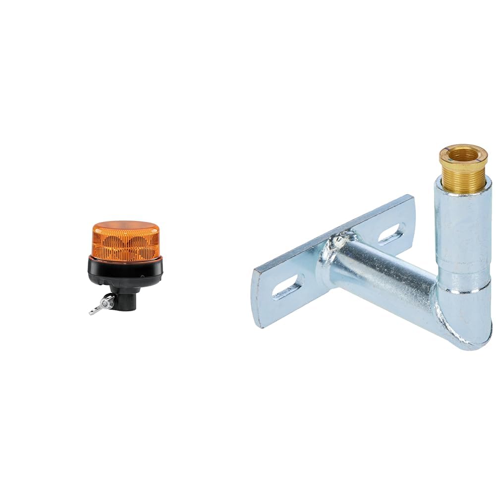 HELLA 2XD 066 146-011 LED-Blitz-Kennleuchte - K-LED Nano - 12/24V - gelb - Rohrstutzen, flexibel - g