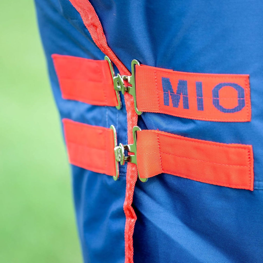 Horseware Mio Turnout Medium 200g - Dark Blue & Red 145, 145