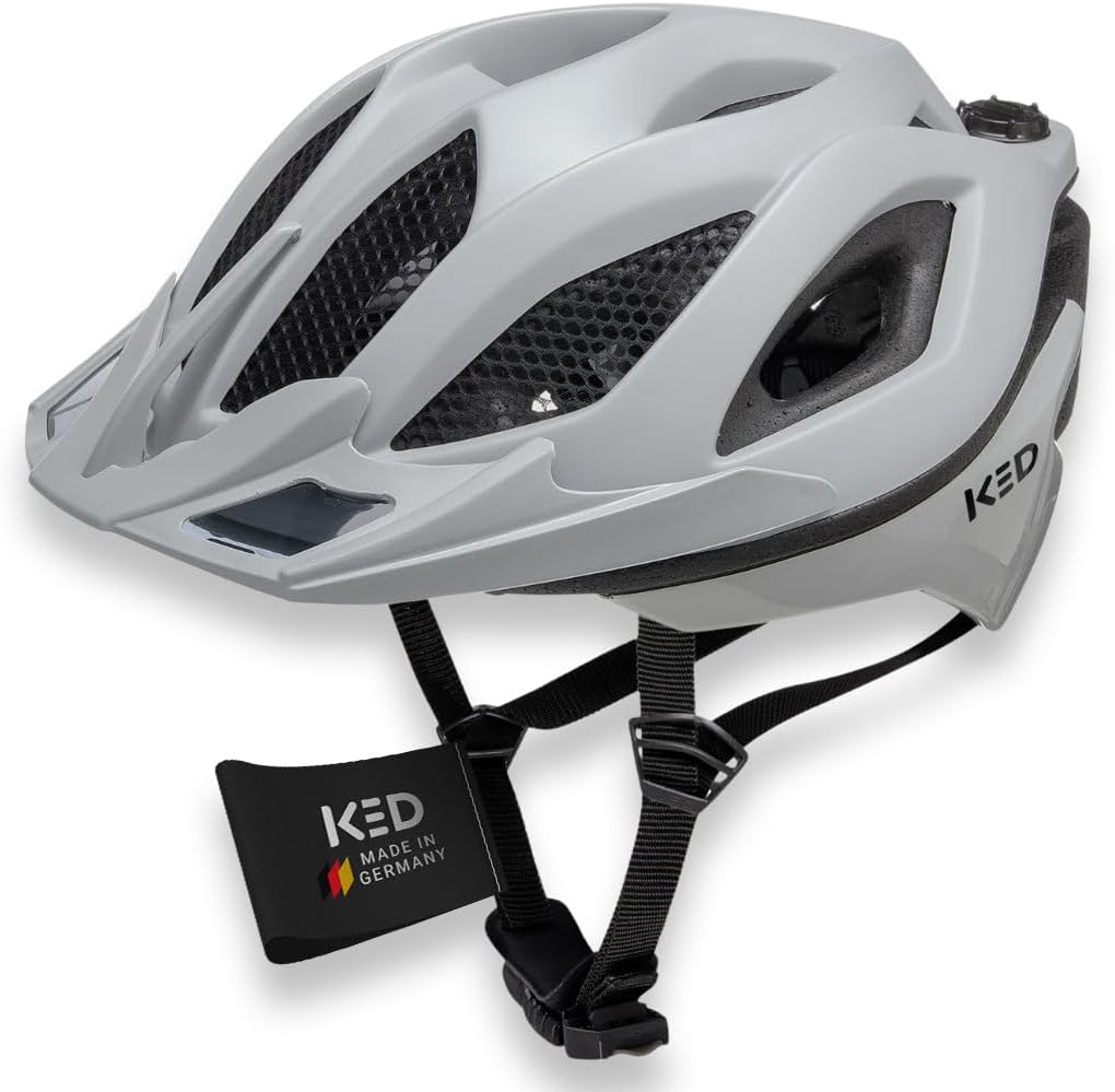 KED Spiri II Trend Fahrradhelm, Grey Matt, L (55-61cm)