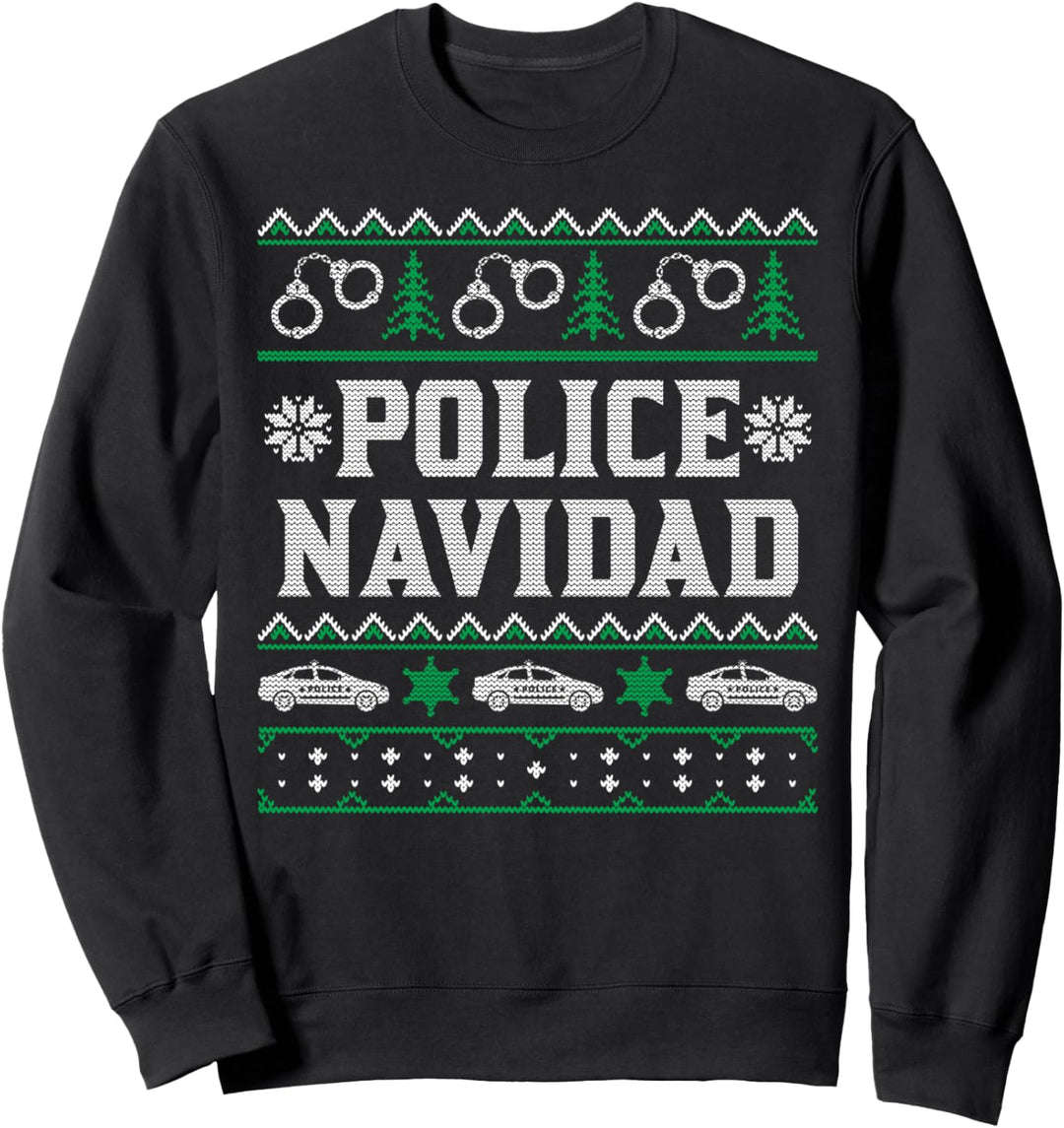 Police Navidad Christmas Gift For Police Officers Sweatshirt