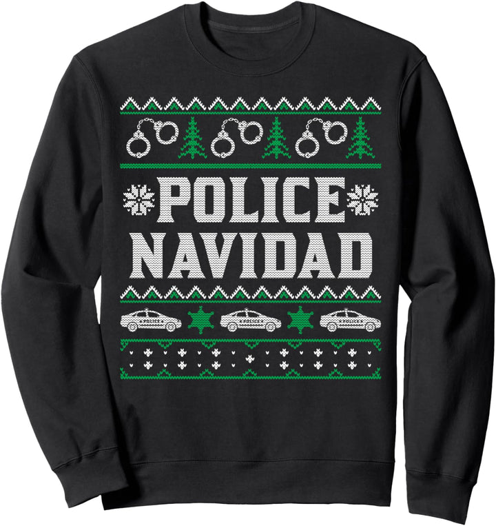 Police Navidad Christmas Gift For Police Officers Sweatshirt