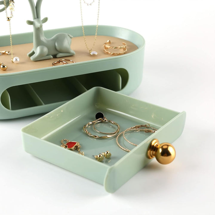 MORE&LESS Aluminiumlegierung Griff Geweih Schmuck Display-Rack Baum Turm hängenden Ring Ohrringe Hal