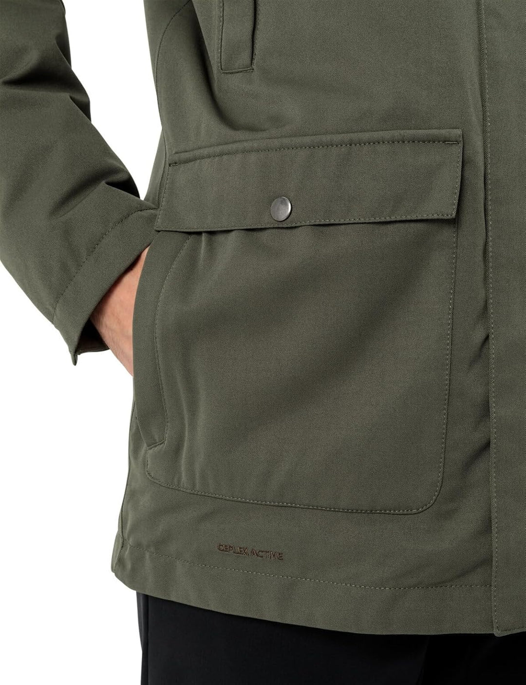 VAUDE Herren Men's Manukau Parka Ii Jacke S black/khaki, S black/khaki