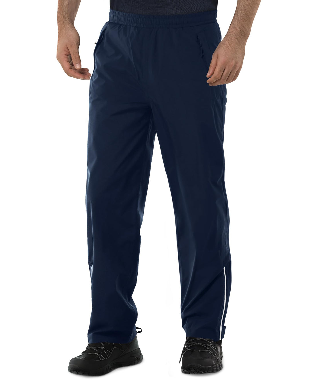 33,000ft Herren Regenhose wasserdichte Outdoorhose Leichte Wanderhose 5000MM Winddichte Regenhose zu
