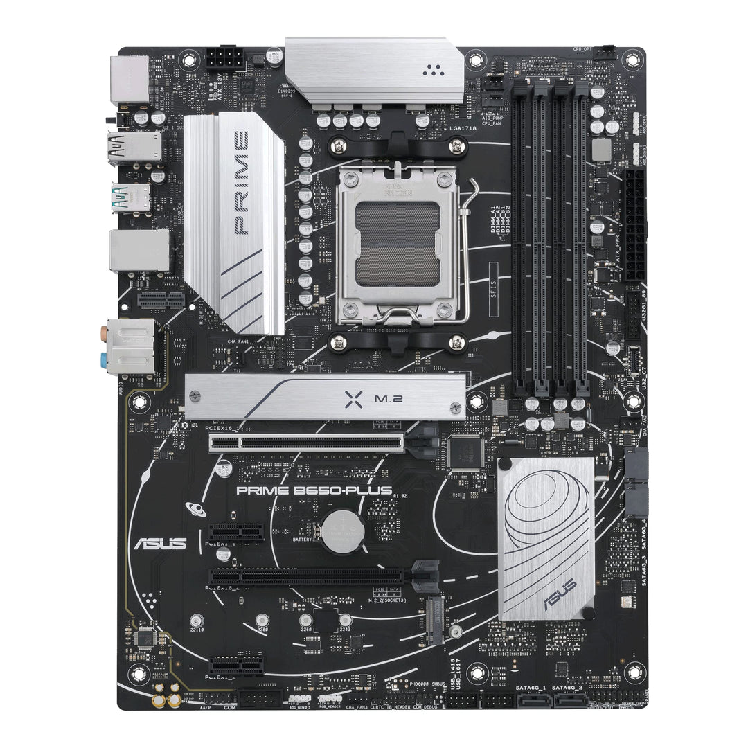 ASUS Prime B650-PLUS CSM Mainboard Sockel AMD AM5 (Ryzen 7000, ATX, DDR5 Speicher, PCIe 5.0 M.2, 2.5