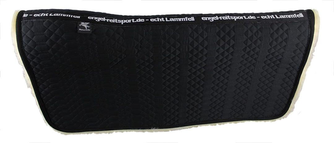 Engel Reitsport Lammfell Western Squarepad WPAD1 Stoff schwarz schwarz-med., schwarz-med.