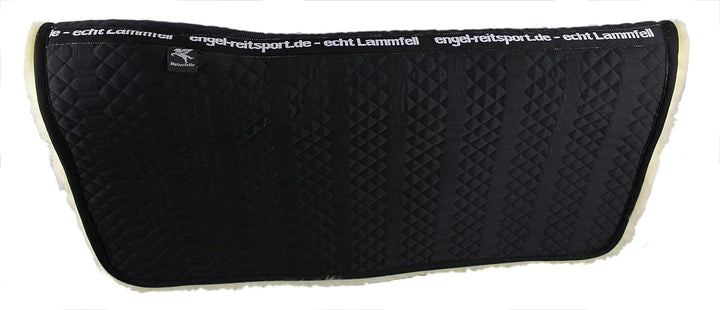 Engel Reitsport Lammfell Western Squarepad WPAD1 Stoff schwarz schwarz-med., schwarz-med.