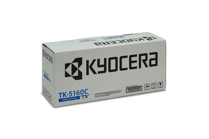 Kyocera TK-5160C Toner Cyan. Original Toner-Kartusche 1T02NSCNL0. Kompatibel für ECOSYS P7040CDN, gr