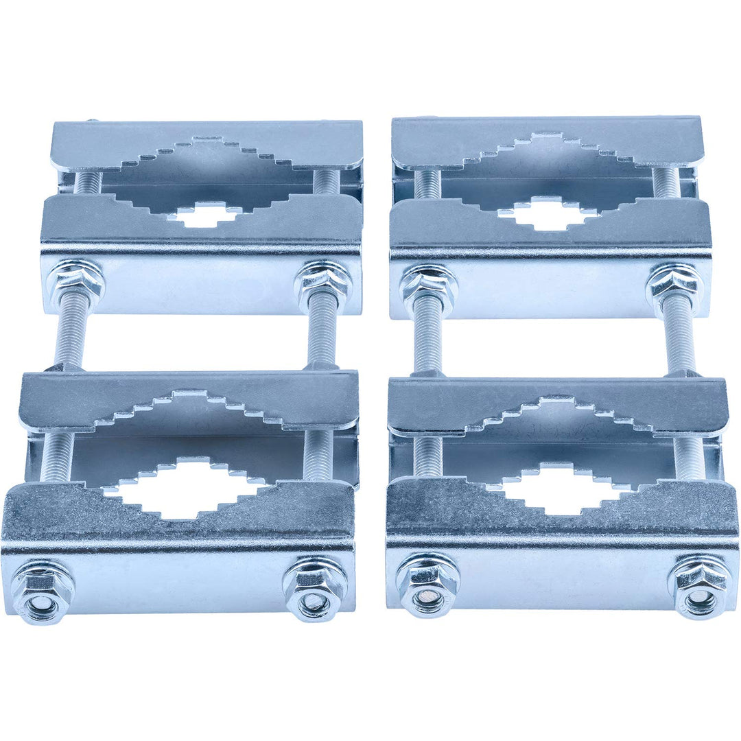 Doppel-Mastschellen-Set mit 2 Schellen; für Mast an Mast - Montage (Mastverlängerung)