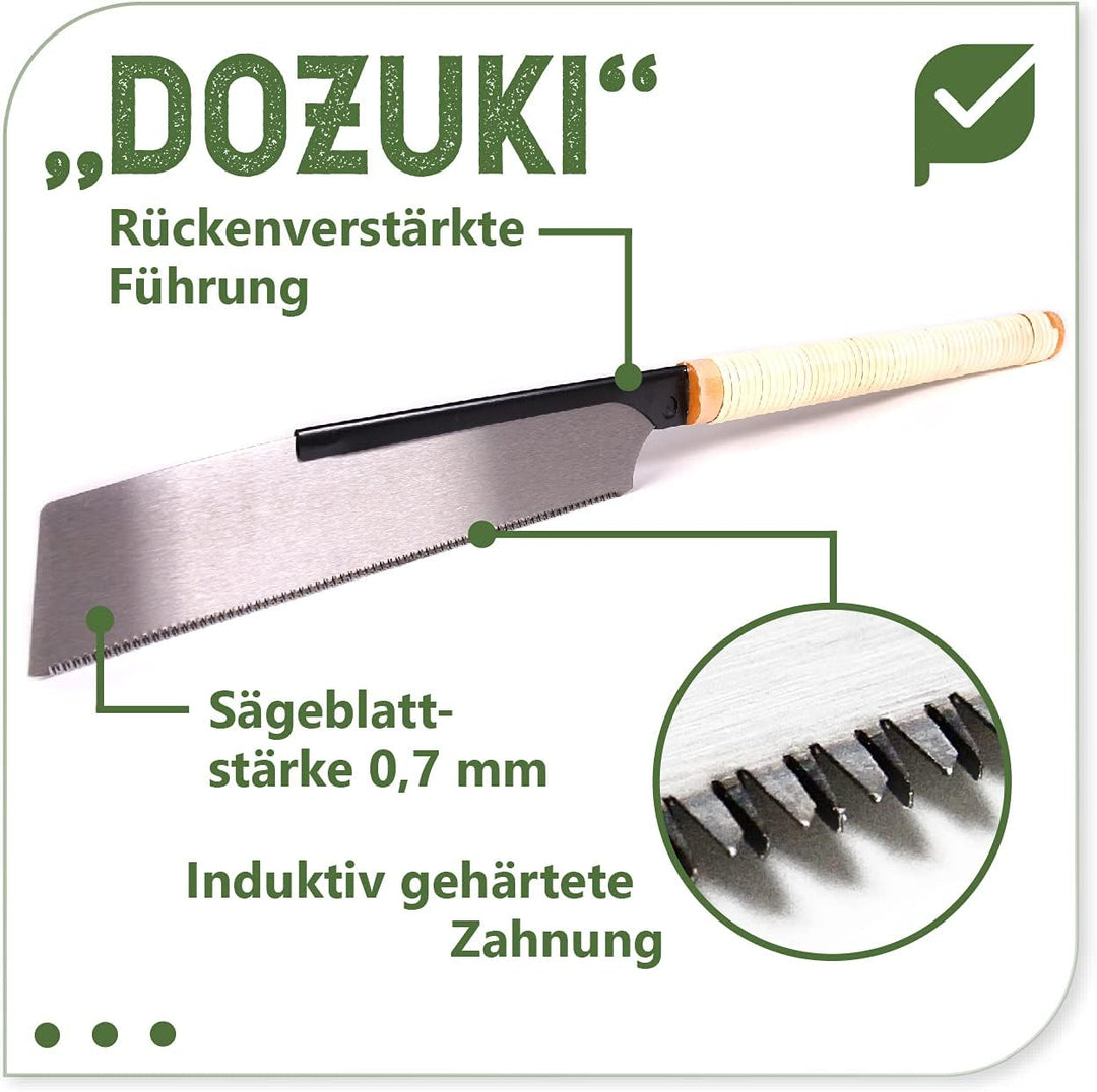 protanic 3er-Set Japansägen Handsäge Zugsäge Holzsäge (Ryoba, Kataba,