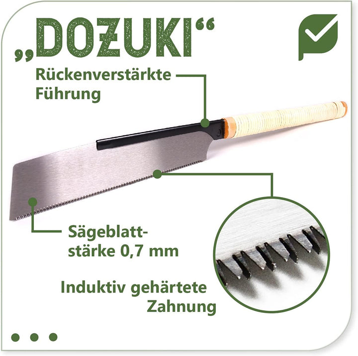 protanic 3er-Set Japansägen Handsäge Zugsäge Holzsäge (Ryoba, Kataba,