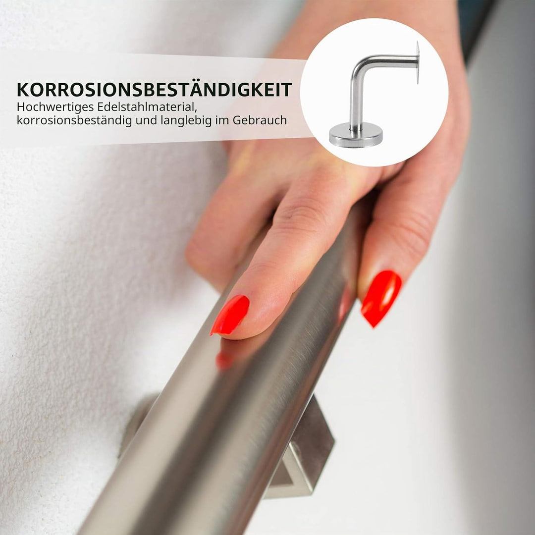 DOITOOL 5 Stück Handlaufhalter, Geländerhalter Edelstahl Handlauf Wandhalter Halterung für Handlauf,