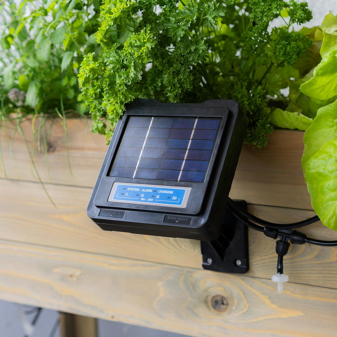 esotec kompaktes Solar Bewässerungssystem WaterDrops 20 – Automatischer Bewässerungscomputer, 20 Was