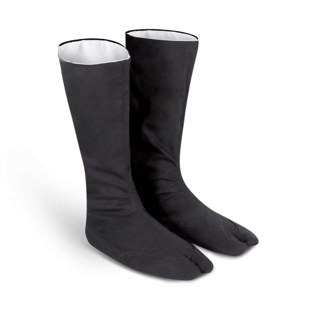 Playwell Martial Arts Nina Tabi-Stiefel aus Kunstleder 41 EU Schwarz, 41 EU Schwarz