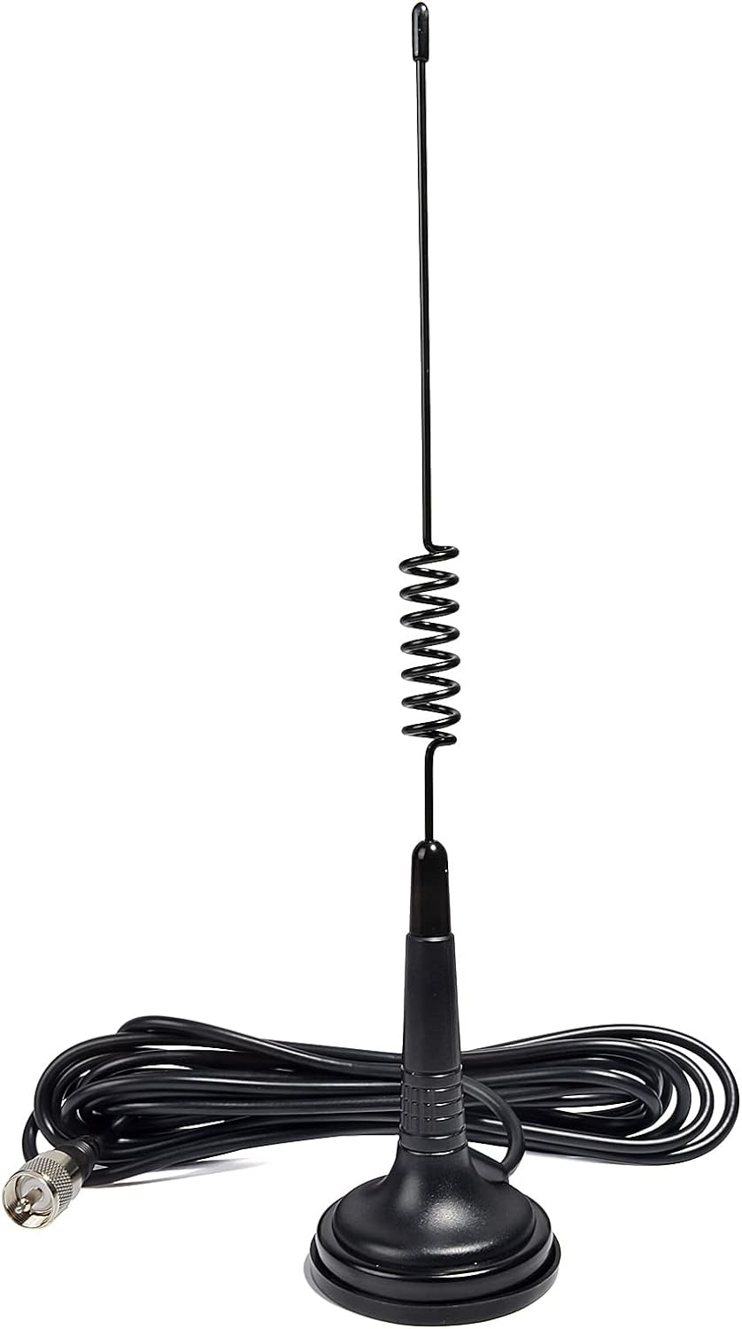HYS 27 MHz Magnetische Halterung Antenne CB Antenne kompatibel mit Cobra Midland Uniden Maxon Portab