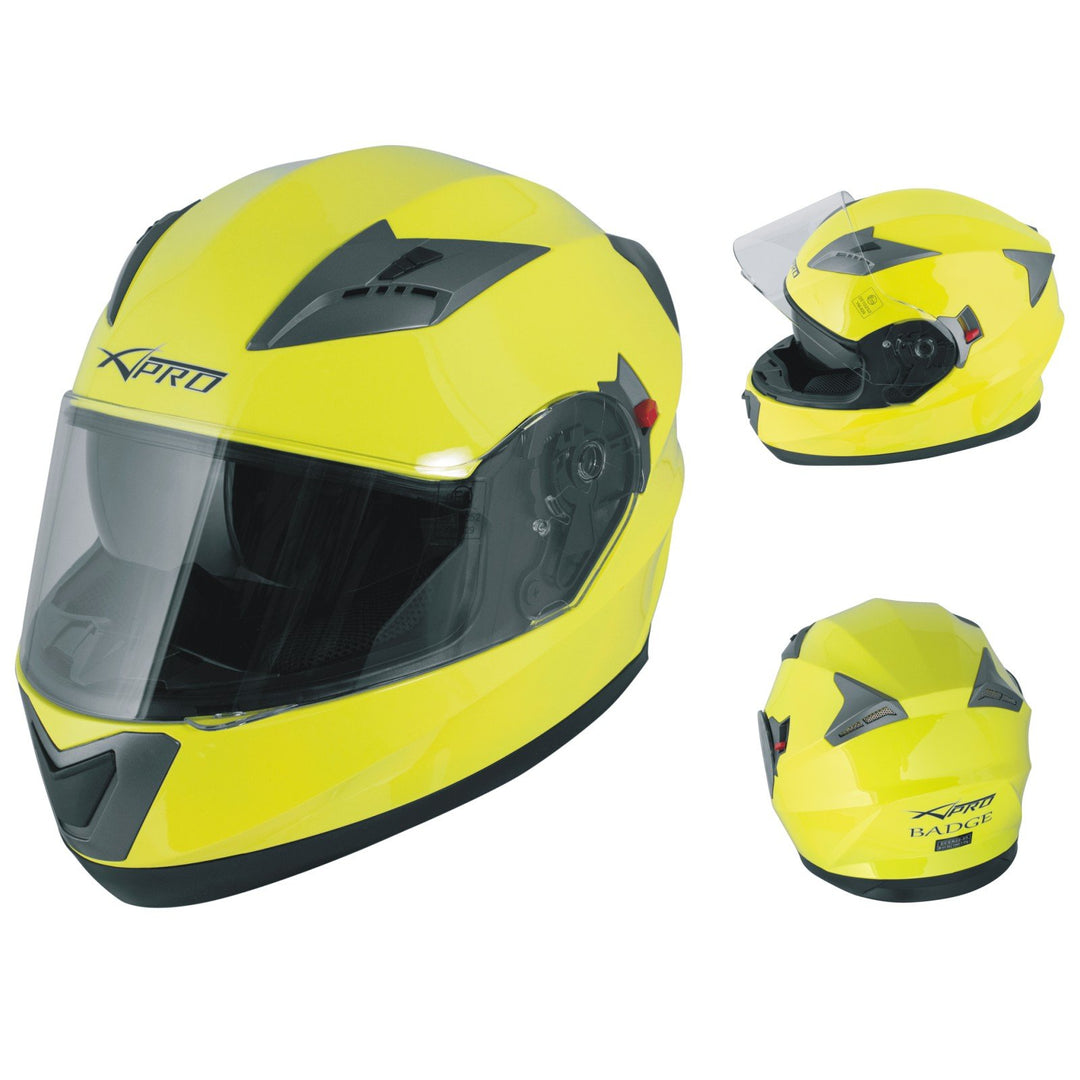 Integralhelm Motorradhelm Rollerhelm Anti-Kratz-Visier Touring Sport 57-58 cm ( M) Flou, 57-58 cm (