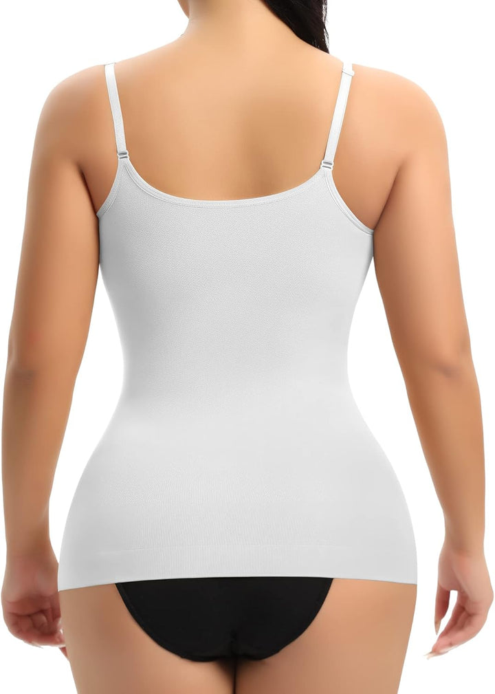 YARRCO Damen Shape Unterhemd Bauchweg Hemdchen Shapewear Trägertop Shaping BH Hemd Formendes Top Bod