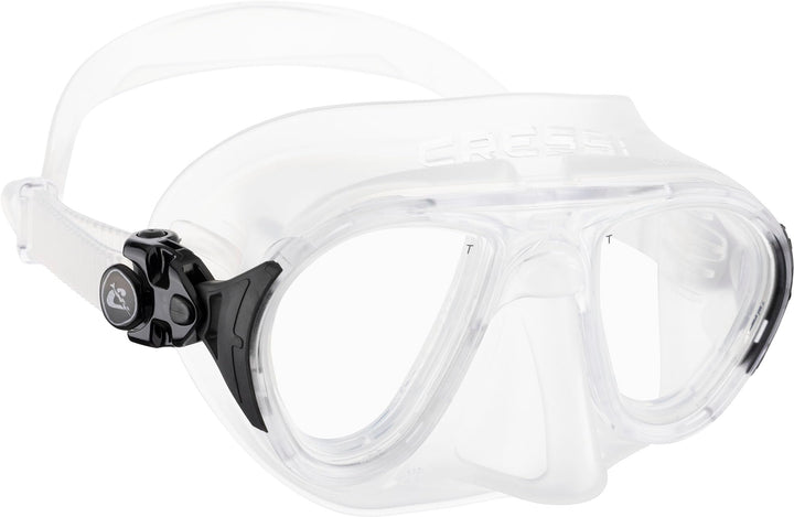 Cressi Calibro Tauchmaske Transparent/Schwarz, Transparent/Schwarz