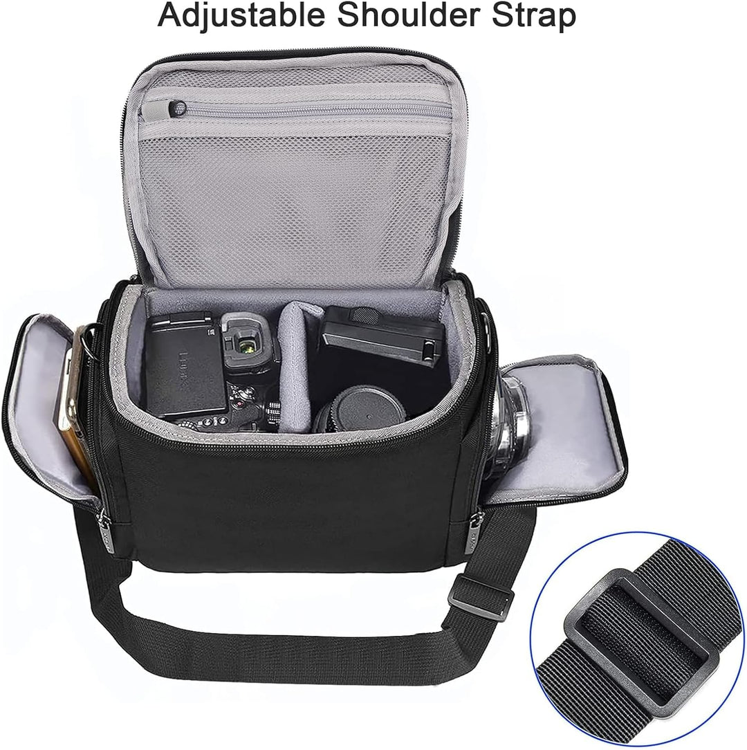 CADeN Kameratasche, Kamera-Umhängetasche Kompakte Kamera Tasche kompatibel für Canon Nikon Sony SLR/