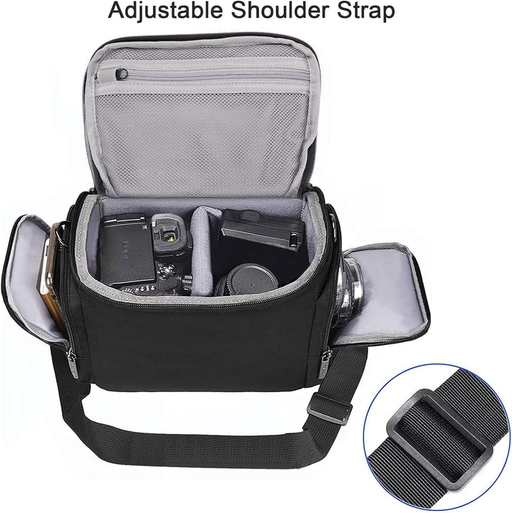 CADeN Kameratasche, Kamera-Umhängetasche Kompakte Kamera Tasche kompatibel für Canon Nikon Sony SLR/