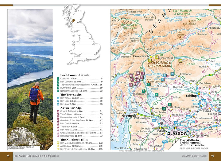 Day Walks in Loch Lomond & the Trossachs: 20 routes in the southern Scottish Highlands, Taschenbuch