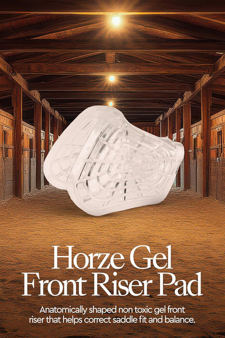 Horze Gel-Riser-Pad vorne farblos Einheitsgrösse, farblos Einheitsgrösse