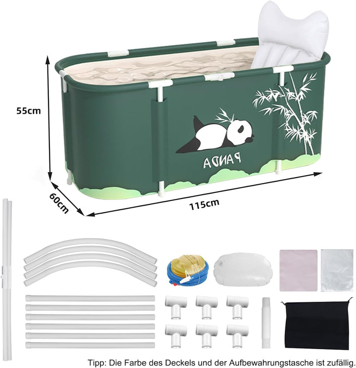 Badewanne Zusammenklappbare Badewanne Ideale Familienbadewanne Gartenpool für Kinder Leicht zu monti