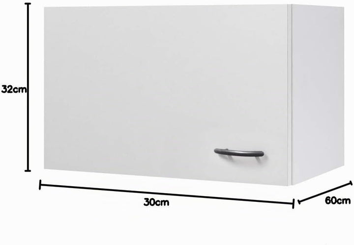 Flex Well Küchen-Kurzhängeschrank UNNA - Oberschrank vielseitig einsetzbar - 1-türig - Breite 60 cm