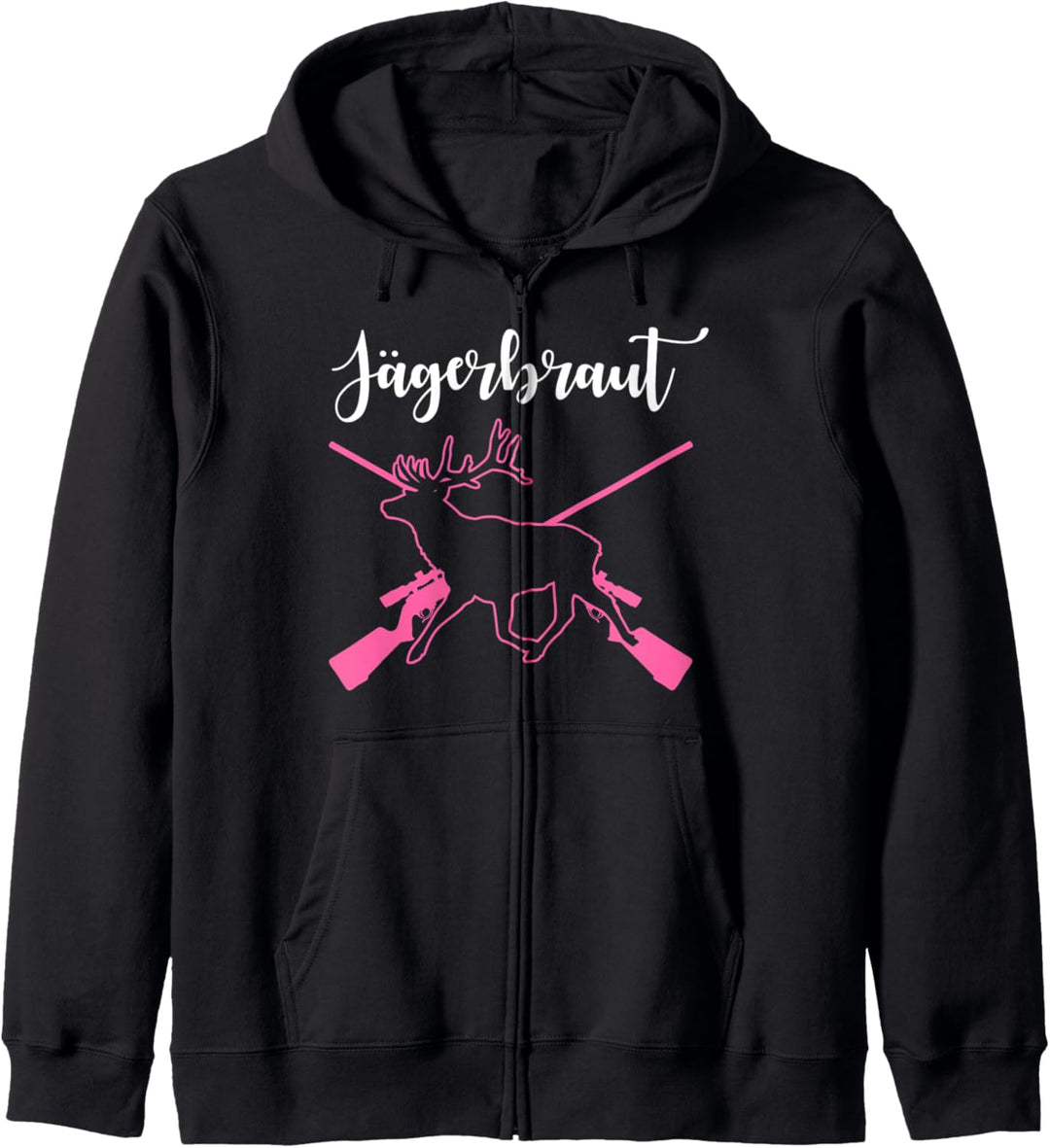 Jägerbraut Jagd Jäger Hirsch Jägerin Jagen Kapuzenjacke