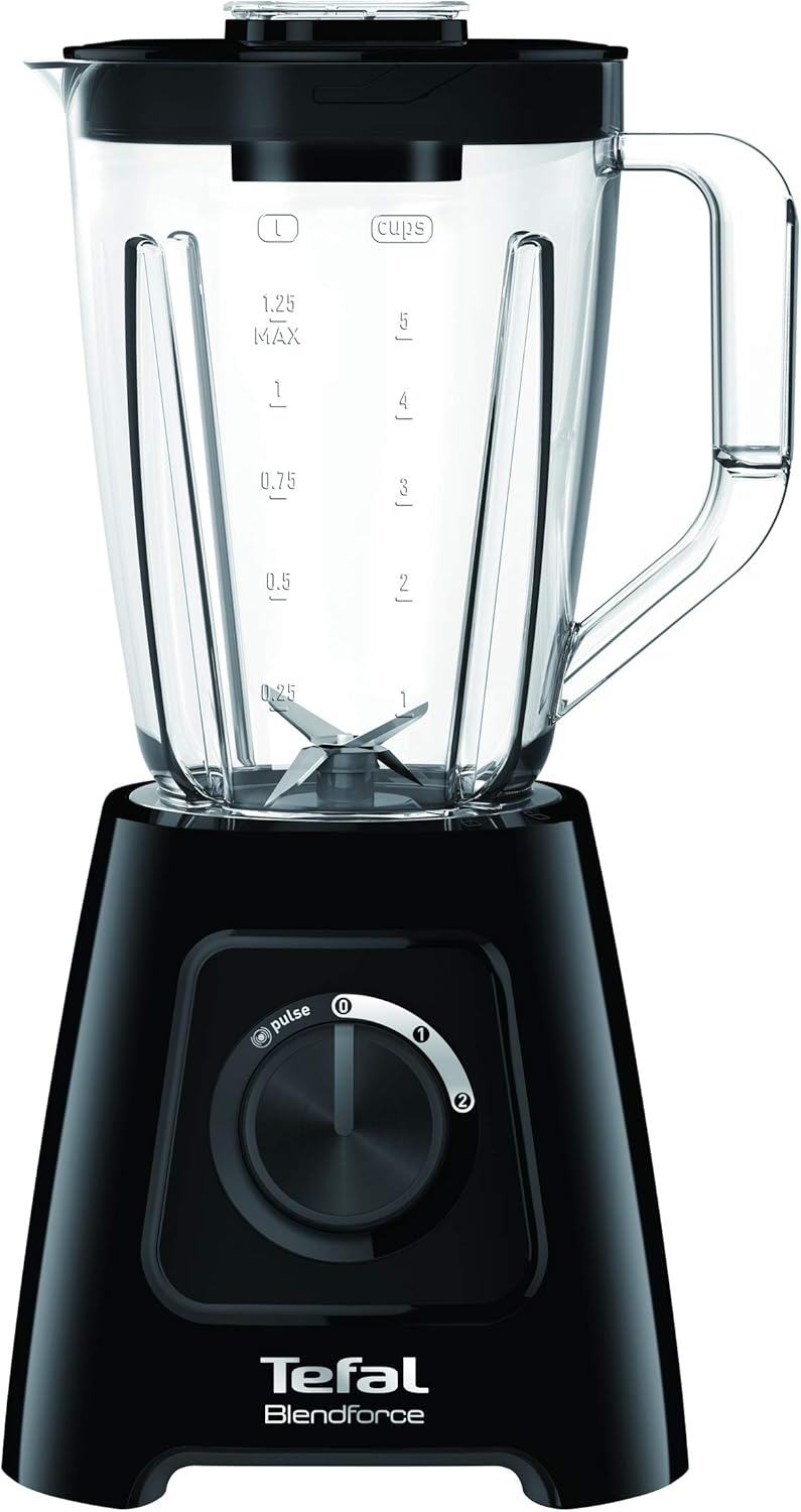Tefal BlendForce II BL4208 Mixer, 1,25 l, 2 l, drehbar, Stabmixer, Schwarz