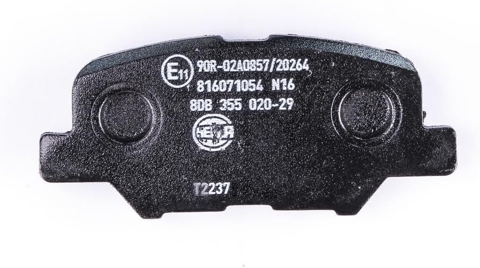 HELLA PAGID 8DB 355 020-291 Bremsbelagsatz - T2237 - Dicke/Stärke: 14.3mm - Bremssystem: Akebono - m