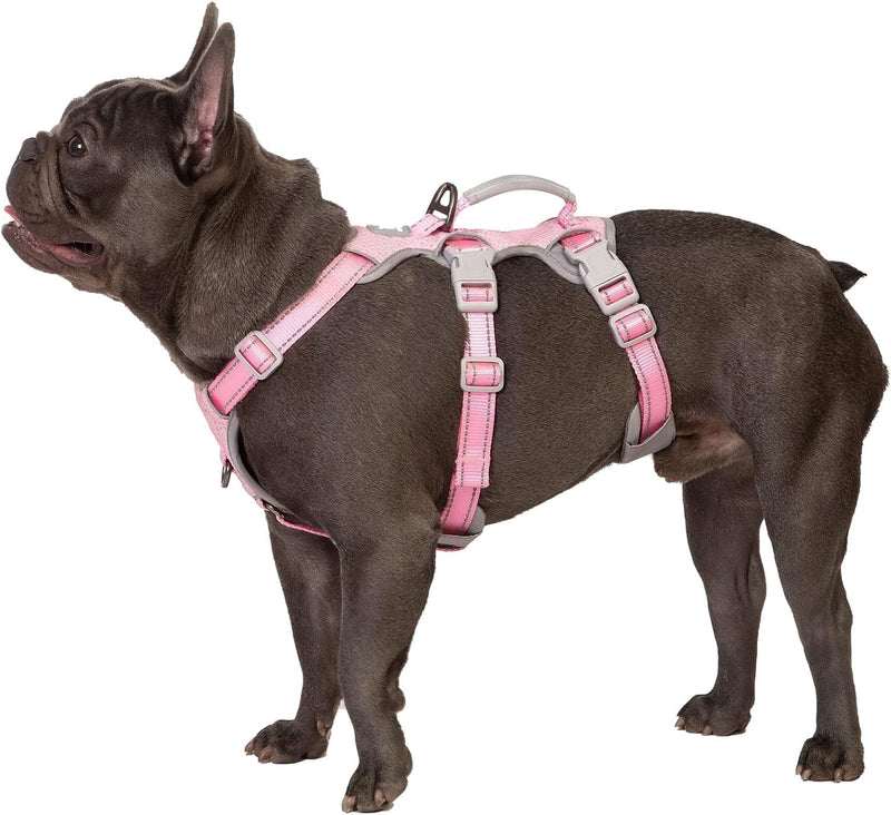 Huntboo Hunde Sicherheitsgeschirr, Ausbruchsicheres Hundegeschirr, Reflektierendes Geschirr mit Gepo