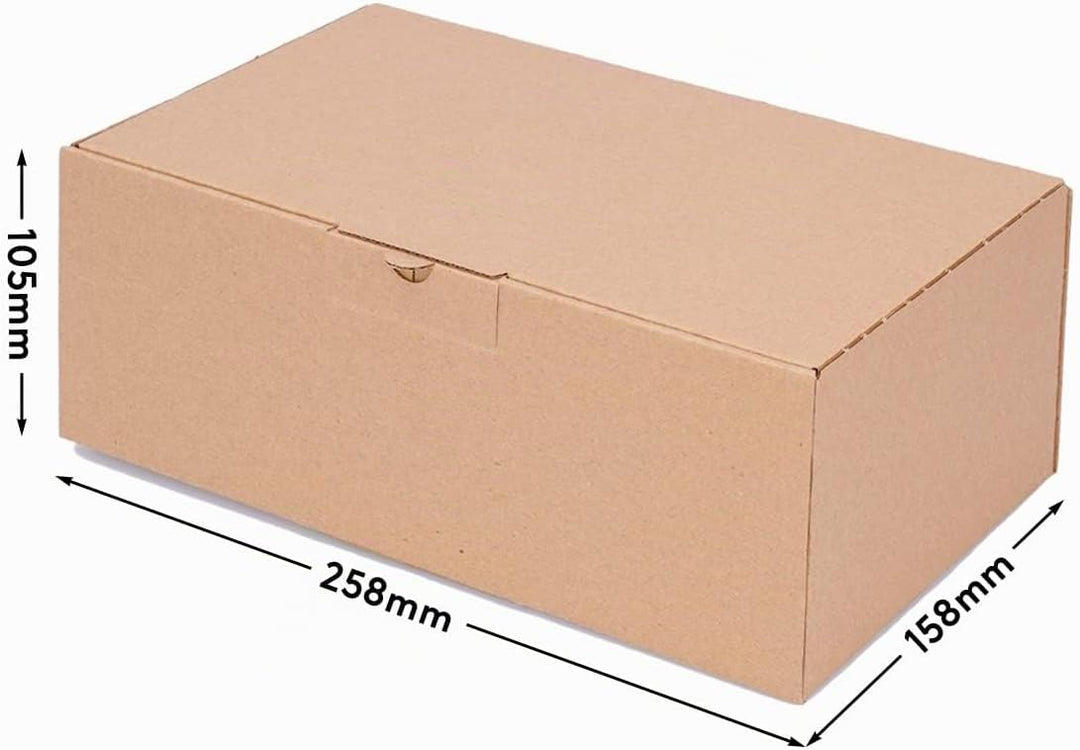 250 Versandkartons - 250 x 150 x 100 mm - kleine Kartons für Versand Faltschachteln - Grösse &amp; Menge